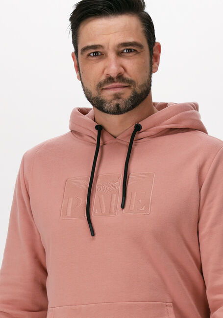 PME LEGEND Chandail HOODED BRUSHED SWEAT Rose clair - large