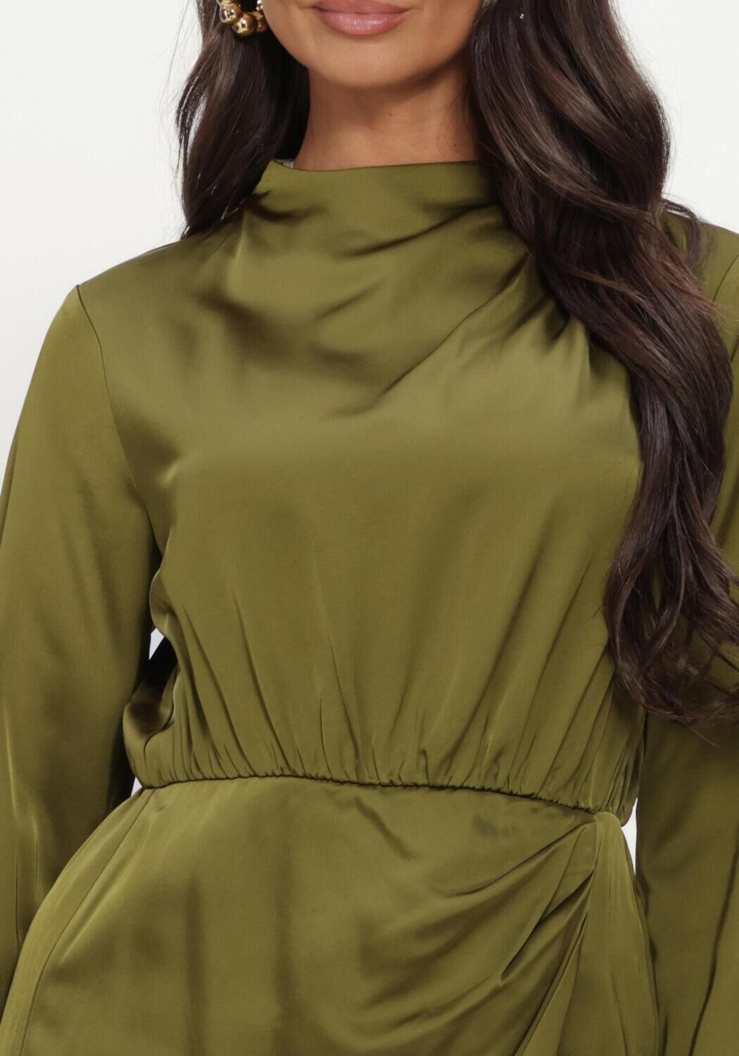 Y.A.S. Robe maxi YASBISTA LS DRESS en vert - large