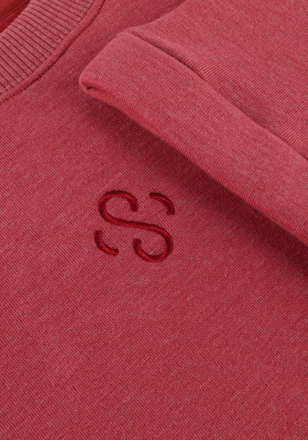 SUMMUM Haut TOP SHORT SLEEVE SWEAT en rouge - large