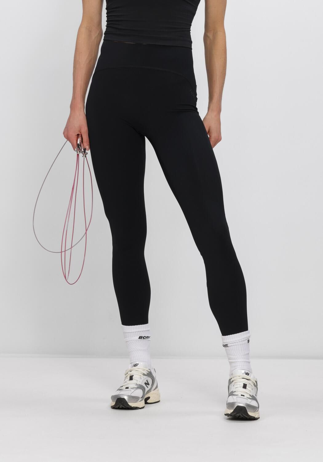 Zwarte BJORN BORG Broeken/jumpsuits BORG SLEEK TIGHTS - large