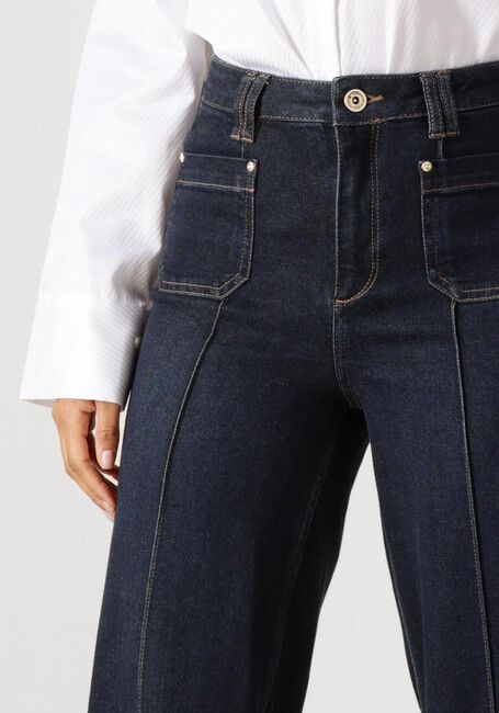 Donkerblauwe MOS MOSH Wide jeans MMCOLETTE LYON JEANS - large
