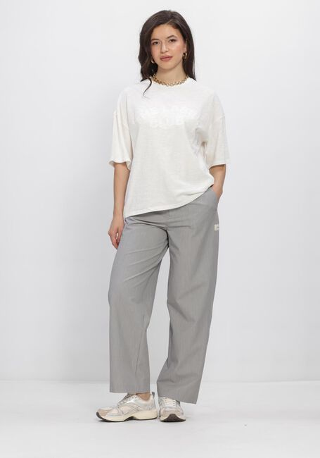 ALIX THE LABEL LADIES WOVEN CLEAN MIX Pantalons Gris clair - large