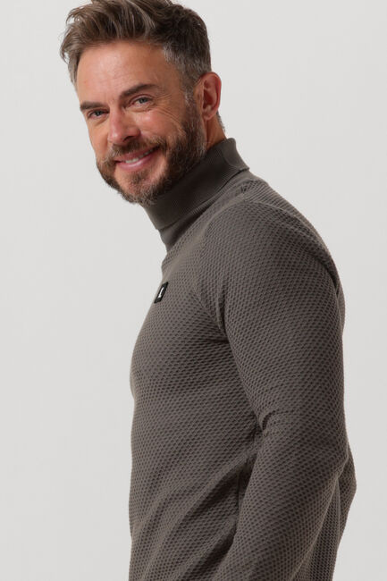 KULTIVATE Col roul&eacute; KN ANDY en gris - large