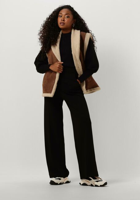 Bruine JANICE Gilet LAMMY VEST DAMES JUSTIN SUEDE Bruine JANICE Gilet LAMMY VEST DAMES JUSTIN SUEDE - large