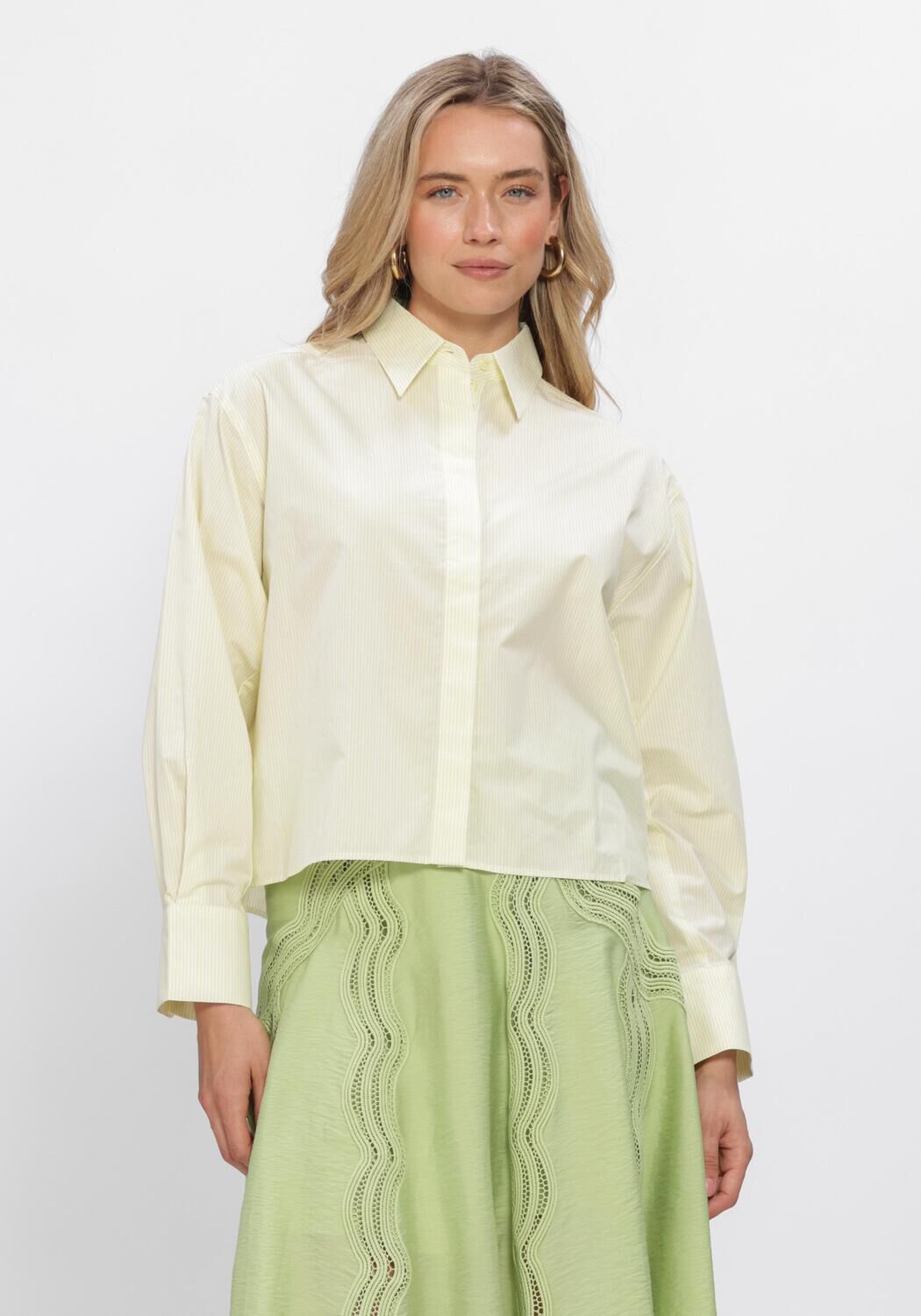 Gele COPENHAGEN MUSE  CMBLAIRE-SHIRT - large