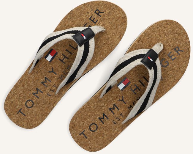 Zwarte TOMMY HILFIGER Slippers CORK BEACH Zwarte TOMMY HILFIGER Slippers CORK BEACH - large