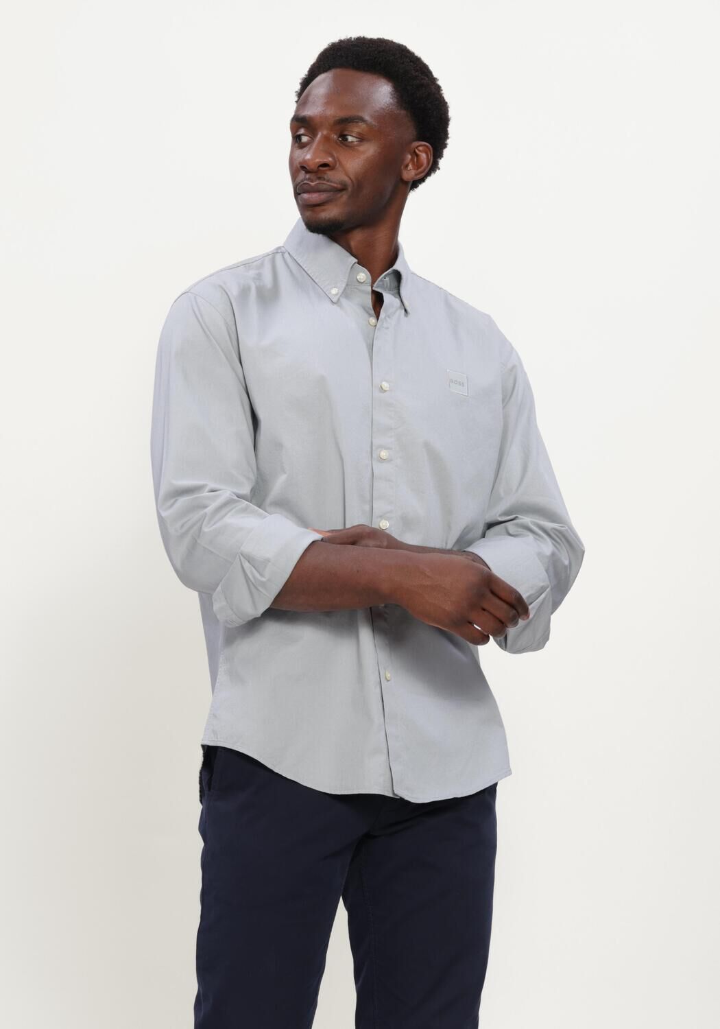 BOSS ORANGE Chemise d&eacute;contract&eacute; RICOPLUS_M Bleu clair - large