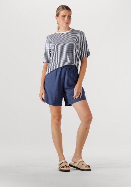 Blauwe MSCH COPENHAGEN T-shirt MSCHJANA TEE STP - large
