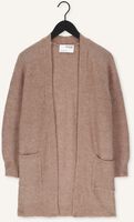 Camel SELECTED WOMEN Vest SLFLULU LS KNIT LONG CARDIGAN Camel SELECTED WOMEN Vest SLFLULU LS KNIT LONG CARDIGAN - medium