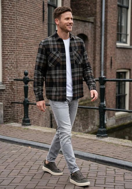 PME LEGEND LONG SLEEVE SHIRT CTN BIG CHECK Chemises en blanc - large
