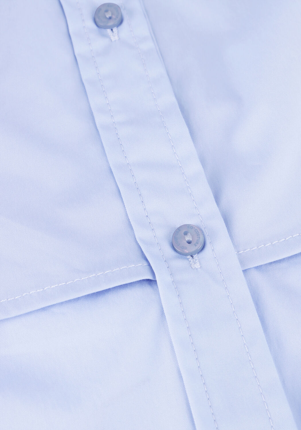 Blauwe CO'COUTURE  SANDY DOUBLE LAYER SHIRT - large