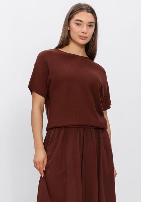 KNIT-TED Haut EVA en marron - large