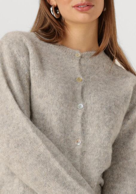 BY-BAR Pull CLEO NATURAL CARDIGAN en gris - large