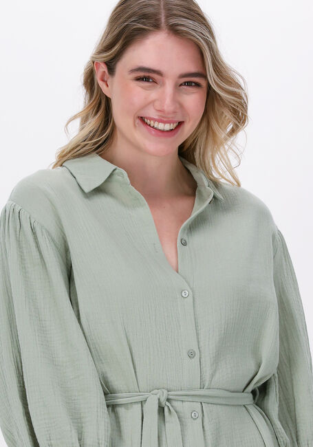 SIMPLE Robe maxi EVIN en vert - large