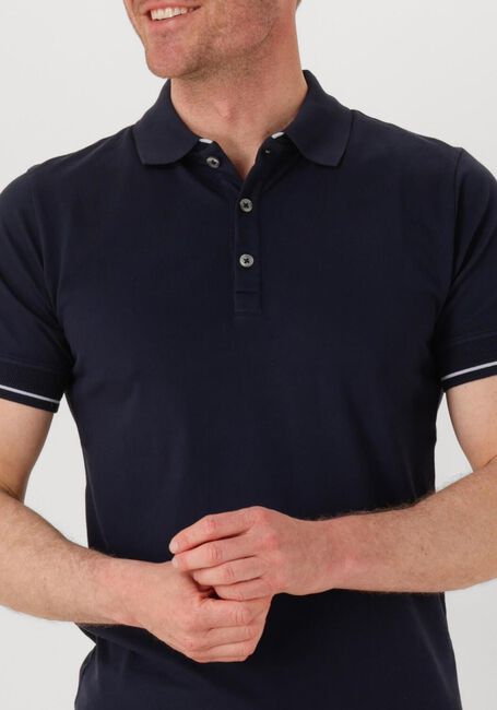 Donkerblauwe GENTI Polo POLO 3 BUTTON SS J2001-1212 - large