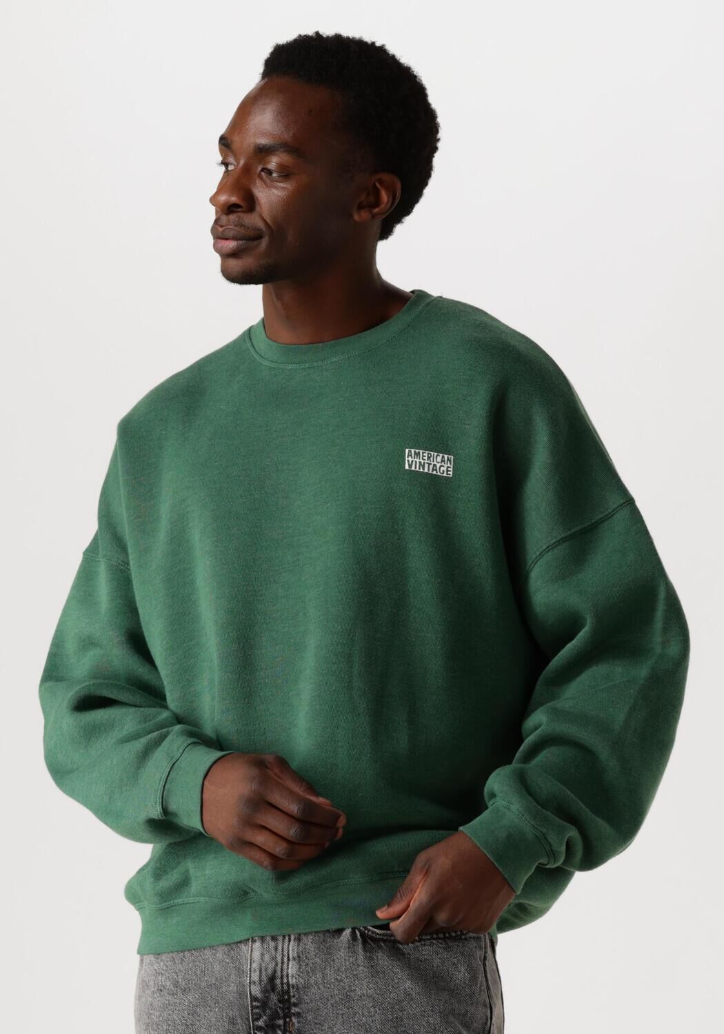 Groene AMERICAN VINTAGE Trui DOVEN Omoda