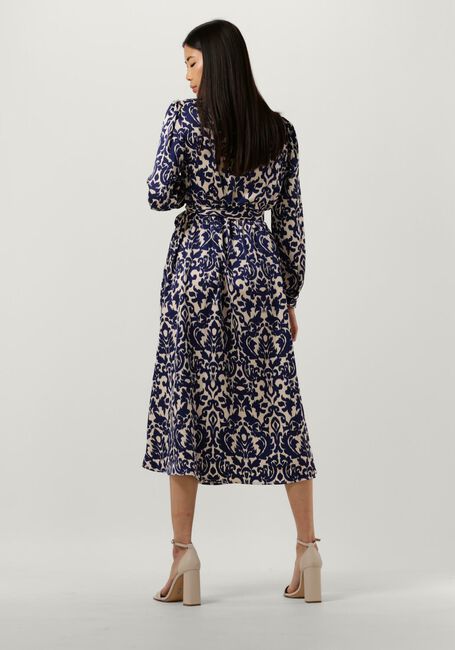 NEO NOIR Robe midi CILIAN FLOWER BLUR DRESS en bleu - large