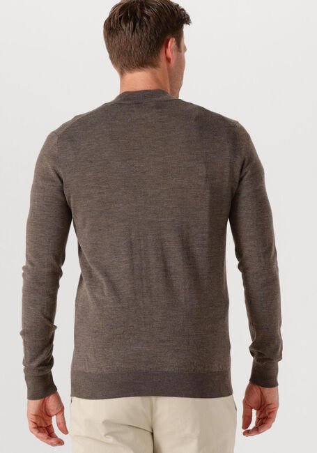 Bruine STEFANO LAURAN Trui HALF ZIP - large