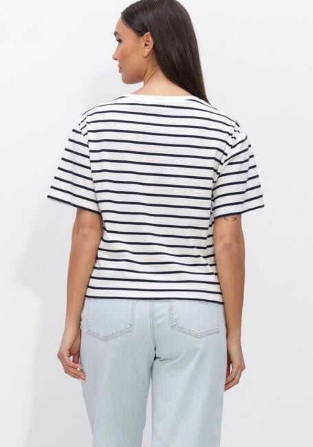 NUKUS T-shirt SAARTJE SHIRT STRIPE Sable - large