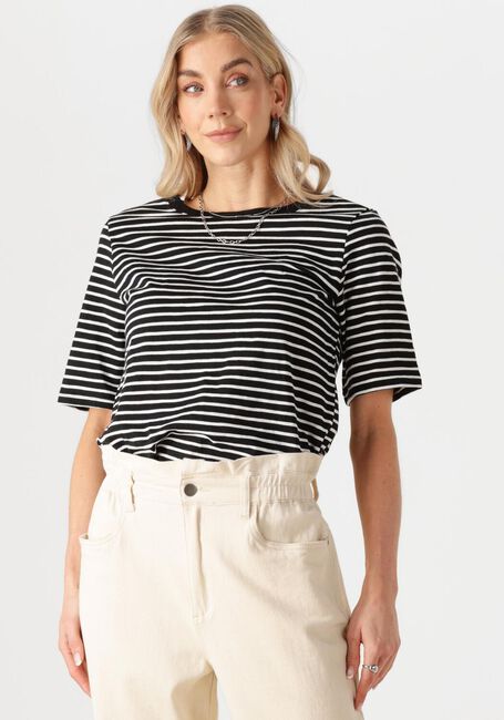 Zwarte CC HEART T-shirt CC HEART SILLA STRIPE - large