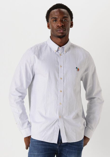 Blauwe PS PAUL SMITH Klassiek overhemd MENS LS REGULAR FIT SHIRT - large