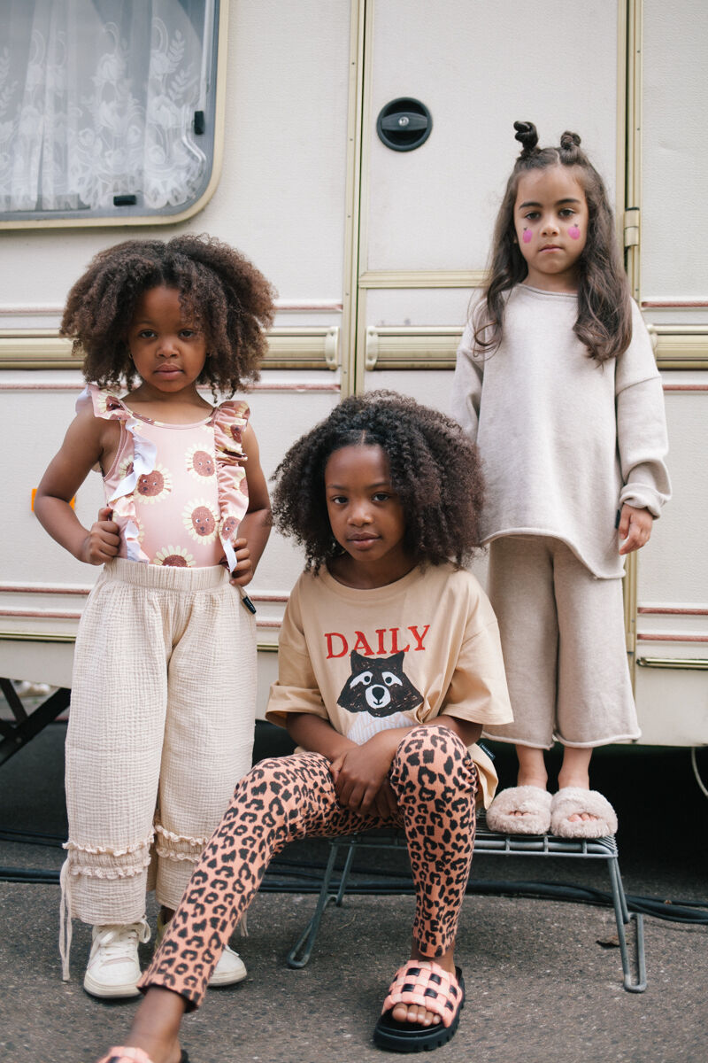 DAILY BRAT Legging LEOPARD PANTS en marron - large