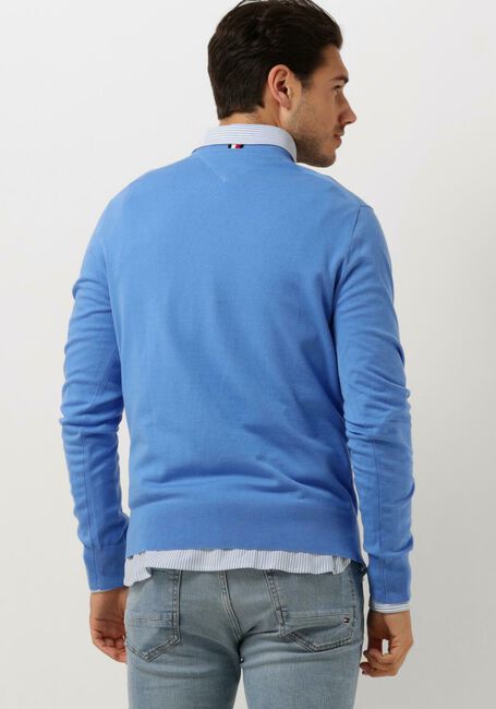 Blauwe TOMMY HILFIGER Trui 1985 CREW NECK SWEATER - large