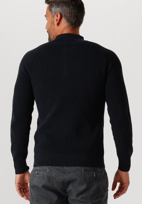 Donkerblauwe GENTILUOMO Trui TURTLE ZIP - large