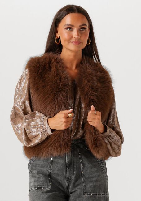 Bruine CIRCLE OF TRUST Gilet GISELLE GILET - large