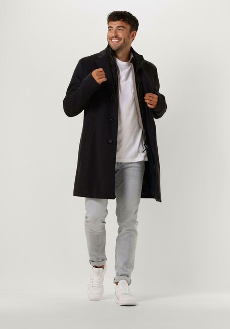 BOSS BLACK Manteau H-HYDE-BIB-234 Bleu foncé - large