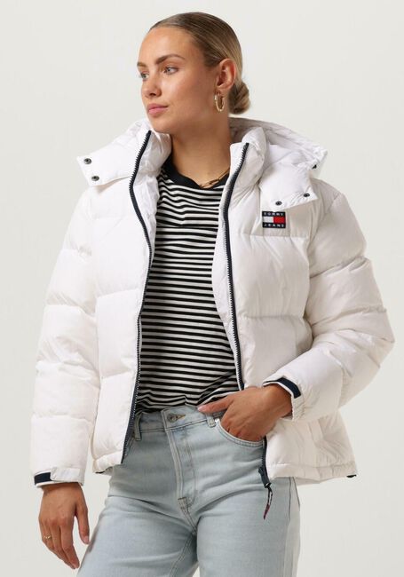Witte TOMMY JEANS Gewatteerde jas TJW ALASKA PUFFER - large