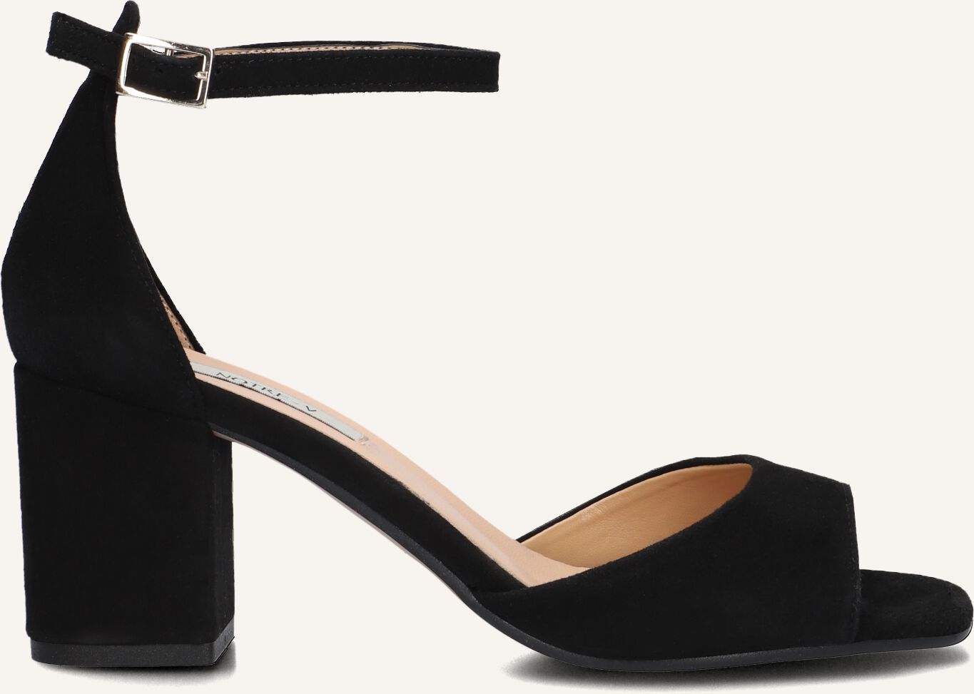 Zwarte NOTRE-V Sandalen 16054 | Omoda