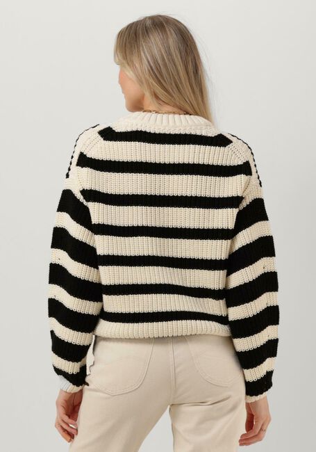 CO'COUTURE Pull EISHA STRIPE KNIT Blanc - large