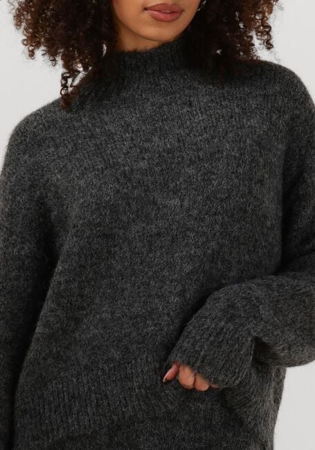 NEO NOIR Pull PAULINA FLUFFY KNIT BLOUSE Gris foncé - large