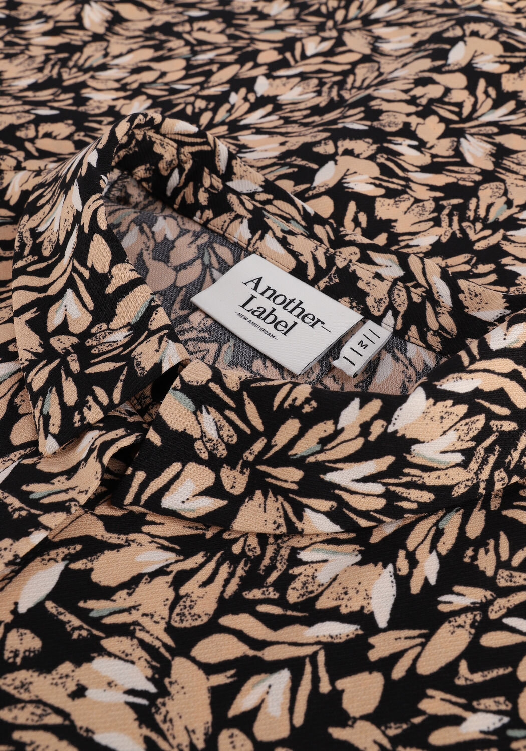 Gele ANOTHER LABEL  DREISER FLORAL SHIRT - large