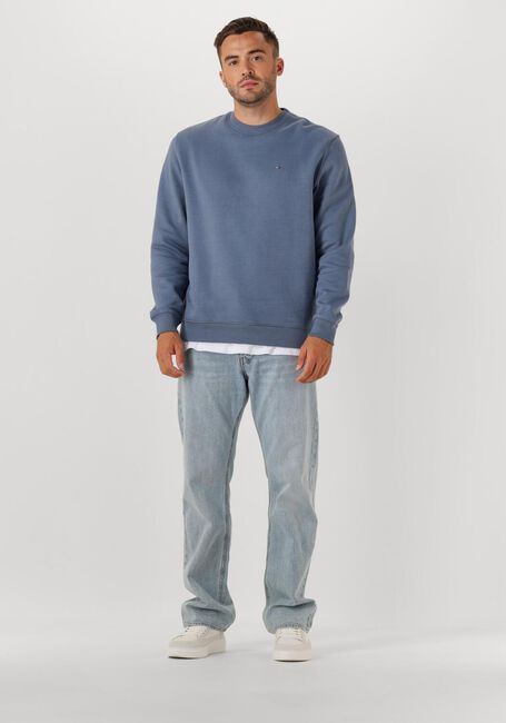 Blauwe TOMMY JEANS Trui TJM REG S FLAG CREW EXT - large