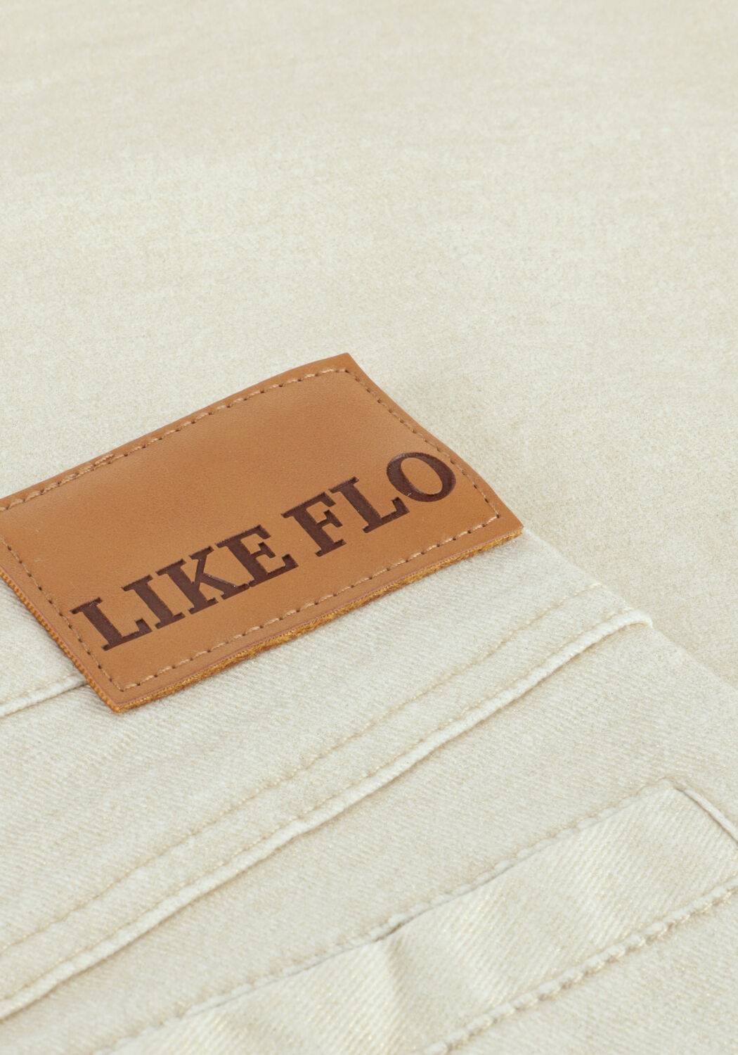 LIKE FLO Pantalon large FYKE COATED DENIM PANTS &Eacute;cru - large