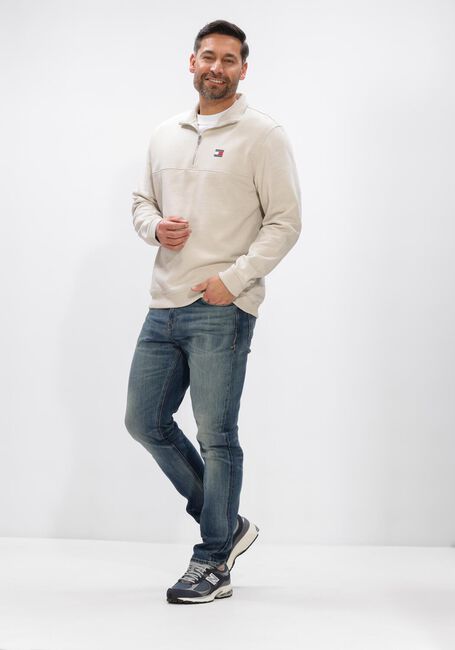 TOMMY JEANS Pull TJM REG BADGE QZ EXT &Eacute;cru - large