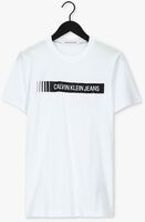 CALVIN KLEIN T-shirt INSTITUTIONAL LOGO BOX TEE en blanc
