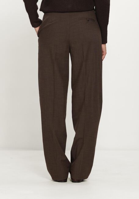 SELECTED WOMEN Pantalon SLWRELAXED SIGNE MW PANT en marron - large