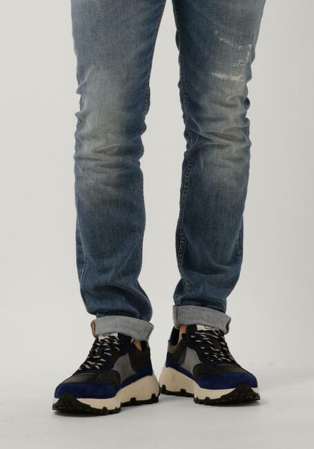 WOOLRICH Baskets basses PANAMA en bleu - large