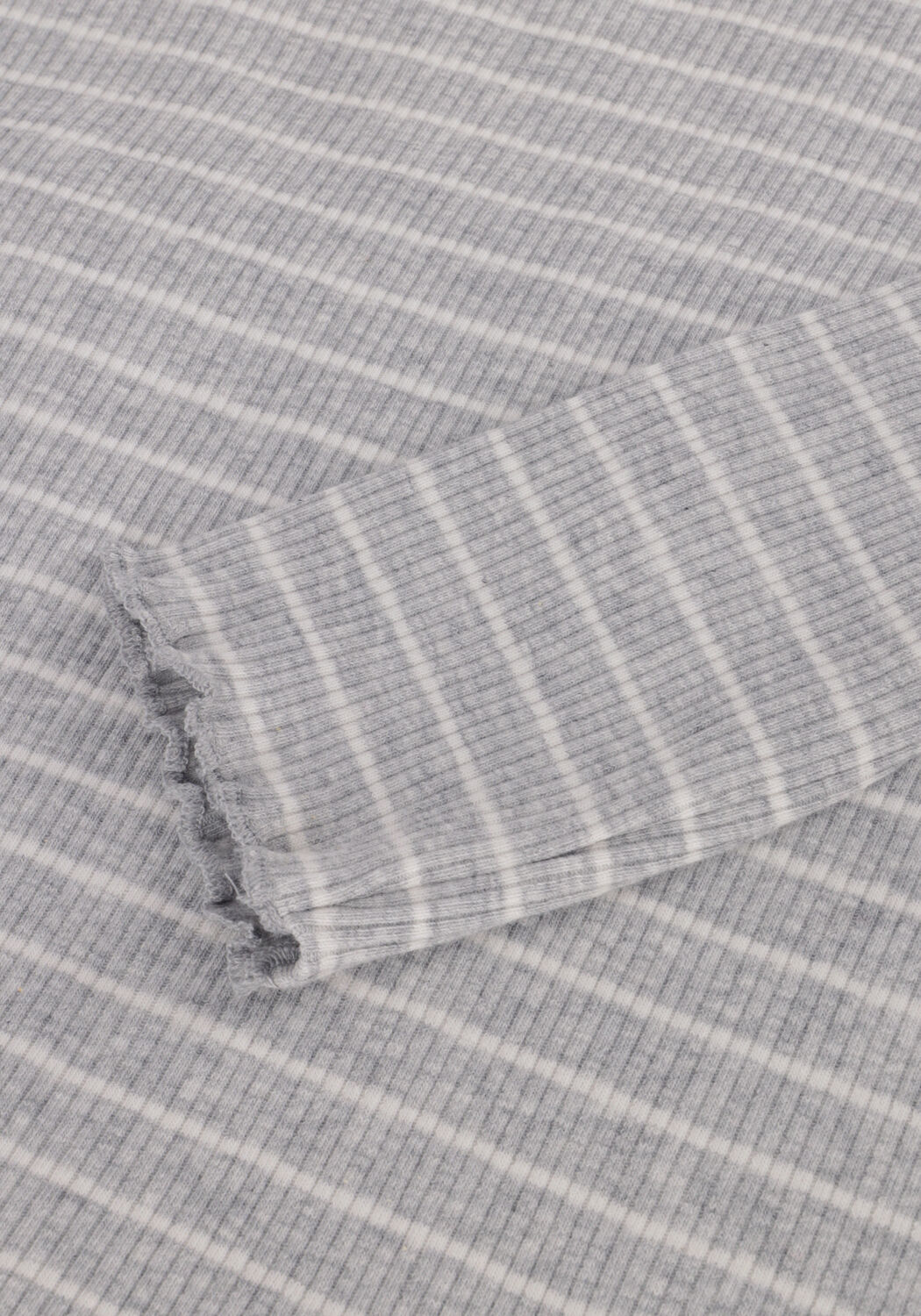 Grijze SELECTED WOMEN Tops & T-shirts SLFANNA LS CREW NECK TEE STR - large