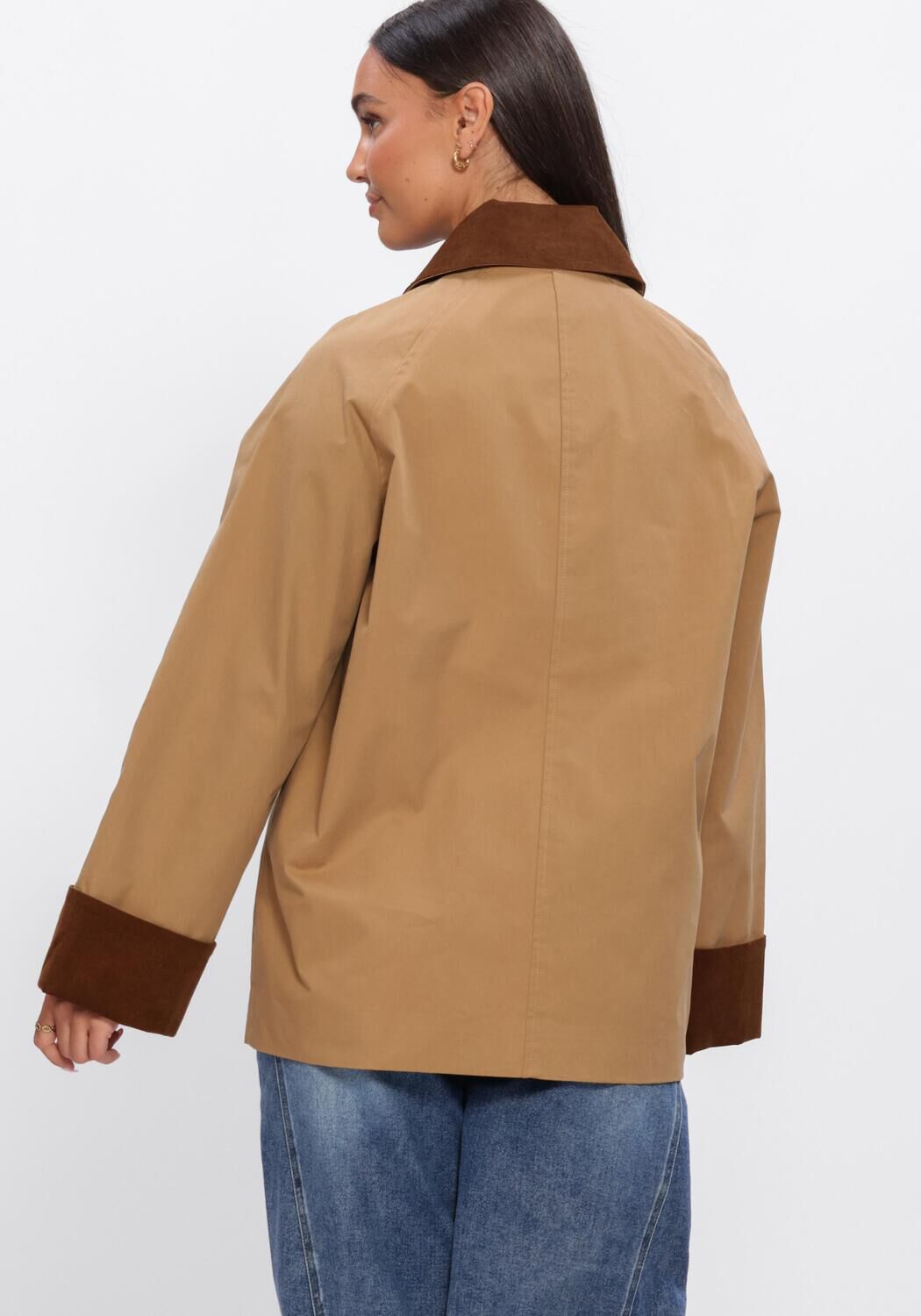 NEO NOIR Jack ANASTACIA CORD JACKET en marron - large