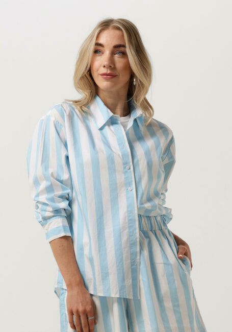 Blauwe NOTRE-V  NV-DUUK BLOUSE - large