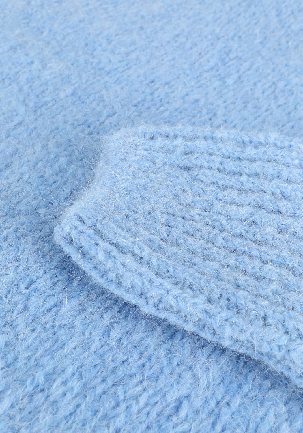 Blauwe 10DAYS Vest SHORT CARDIGAN ALPACA - large