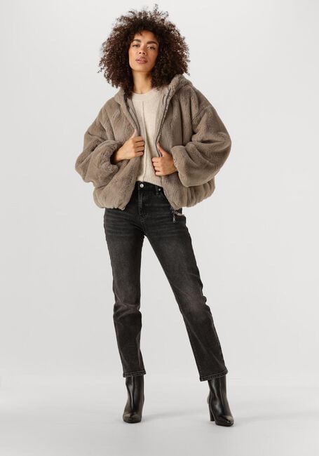 BEAUMONT Manteau en fausse fourrure MAX JACKET en marron - large