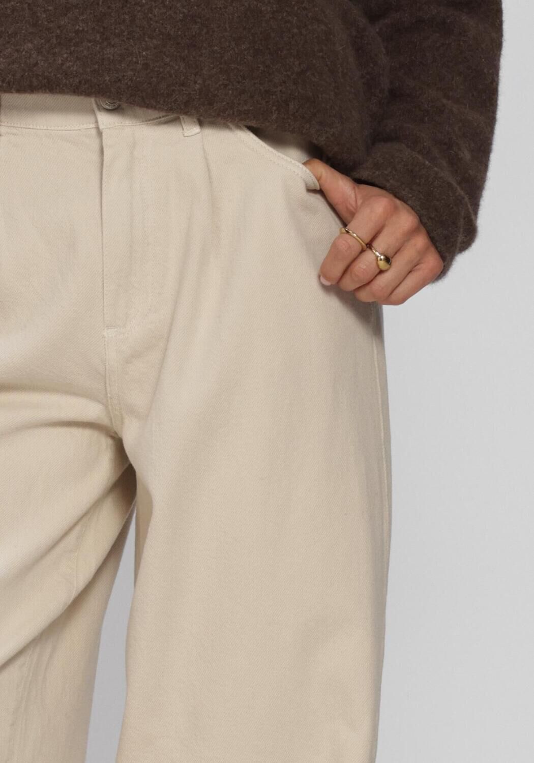 Zand KNIT-TED Broeken/jumpsuits CHARLY PANTS - large