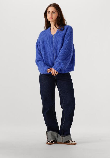 EDITED Gilet RANI BOMBER CARDIGAN en bleu - large