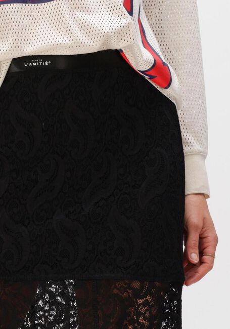 Zwarte HAUTE L'AMITI&Eacute; Maxirok SUMMER LACE SKIRT - large