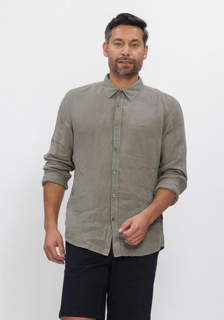BOSS ORANGE Chemise d&eacute;contract&eacute; RELEGANT_6 Kaki - large
